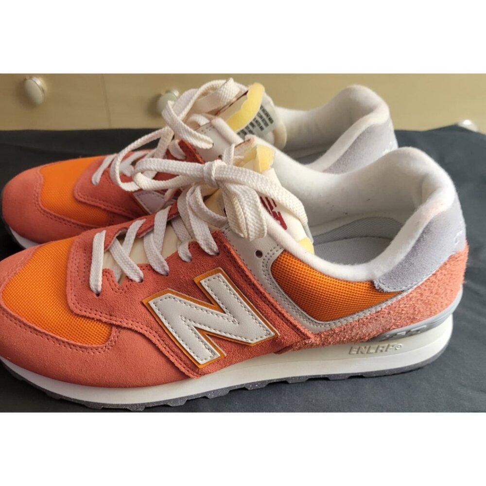 Women Orange Shoes - Picture 2 of 3